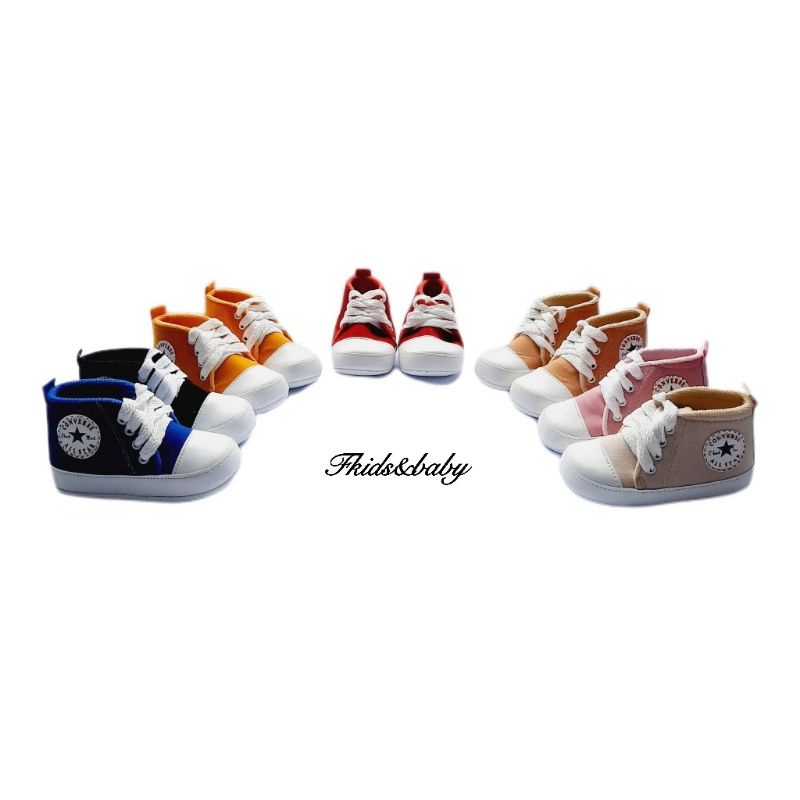 Fkids&amp;baby - sepatu bayi prewalker unisex / baby shoes - Cnvrs Tali