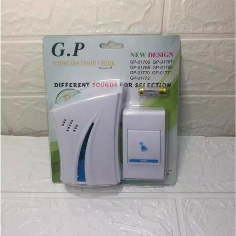 BEL RUMAH TANPA KABEL / WIRELESS DOOR BELL / HOME BELL GP / BEL RUMAH GP