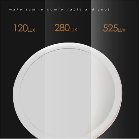 J&amp;J NV529 LED Makeup Mirror Touch Kaca Make Up Rias Dandan