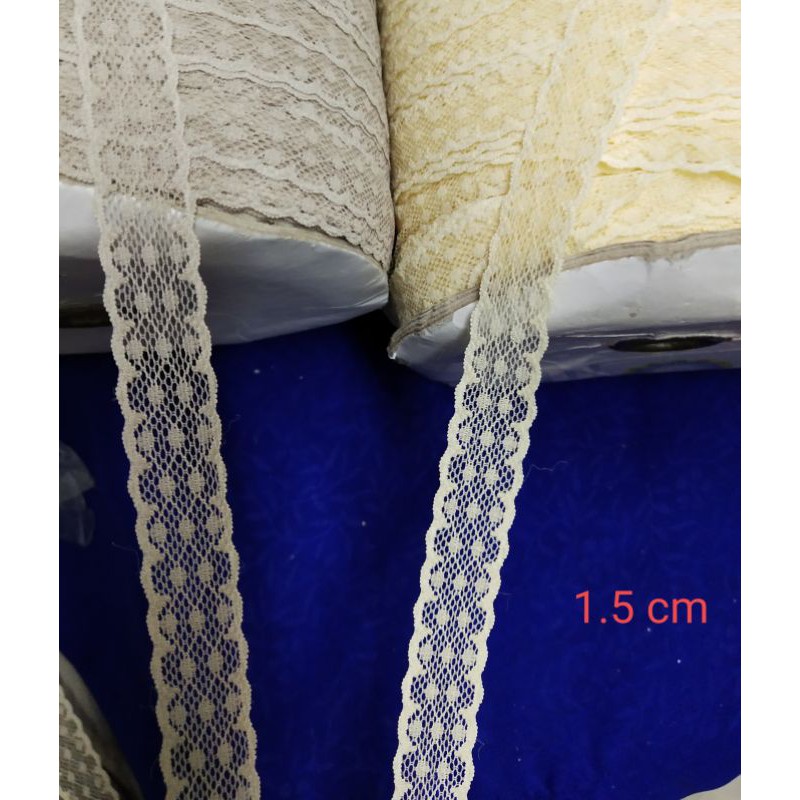 Renda bordir air renda brukat renda tengah renda lis renda accesoris baju renda mukena renda kain ke