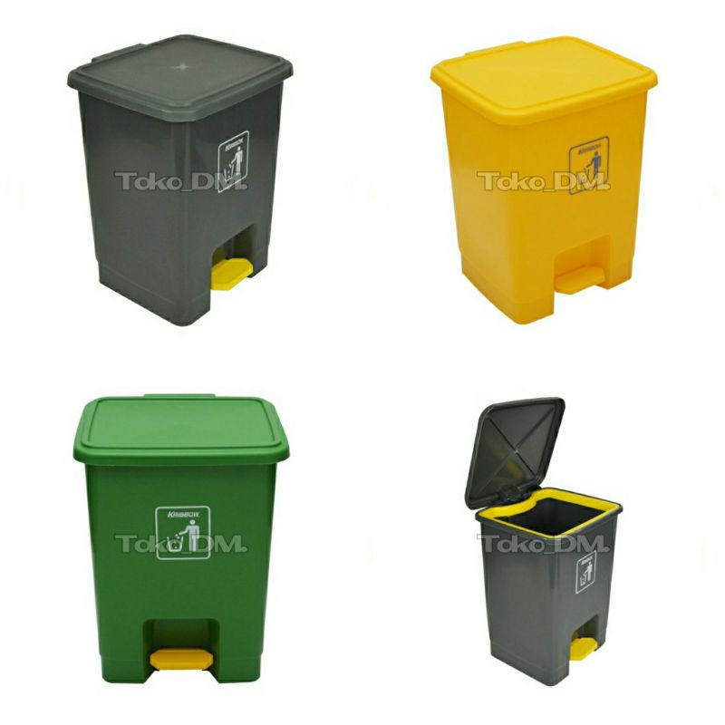 Tempat Sampah 15 ltr Indoor Pedal Plastik KRISBOW