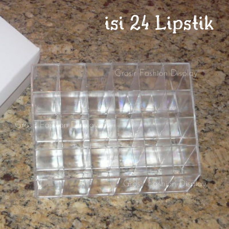 Akrilik Kosmetik Serbaguna Akrilik MakeUp Display Tempat Pajangan Kecantikan Akrilik Lipstik (BH)