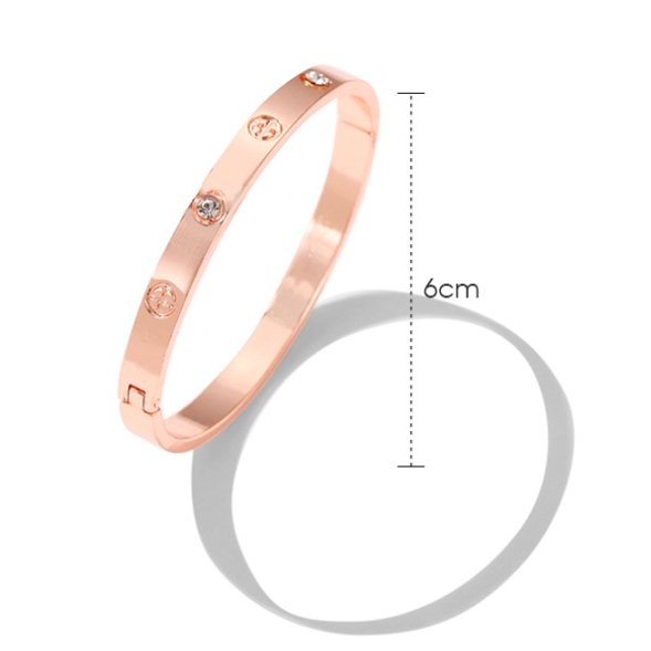 Gelang Pasangan Rose Gold Korea Fashion Seratus Aksesoris Yang Cocok