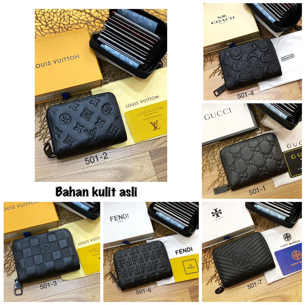 Dompet kartu card holder kulit asli kode 501