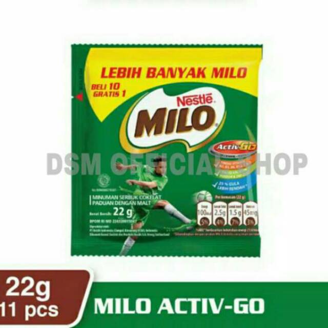 

MILO ACTIV-GO 22gr /10 PCS