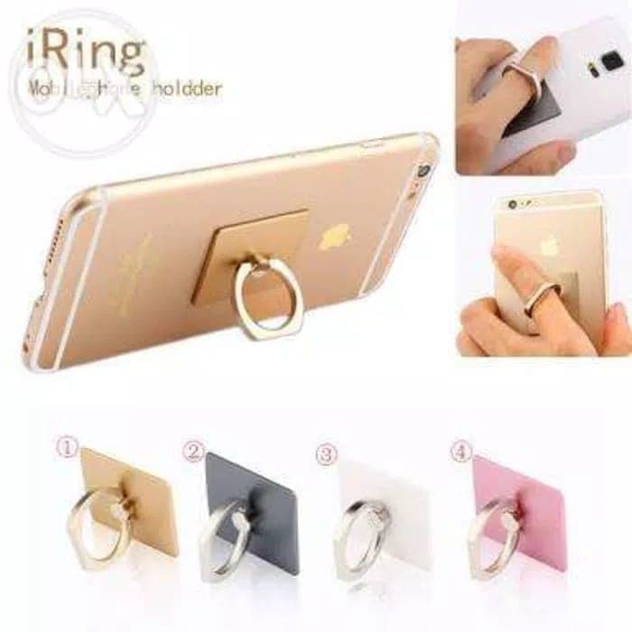 ⭐ Jendela Kosmetik ⭐ I Ring Fiber Polos / Holder Iring HP / Ring Stand / Ringstand Polos / Ring holder / Cincin HP / Pegangan HP