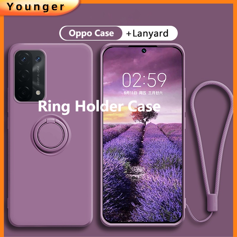 Case Silikon Dengan Ring Magnetik Untuk Oppo Find X2 Find X2 pro Find X3 pro Find X5 pro