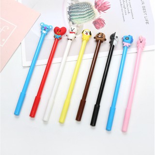 Pulpen Gel Kartun BTS BT21 Karakter Lucu Bangtan KPop Pena ...
