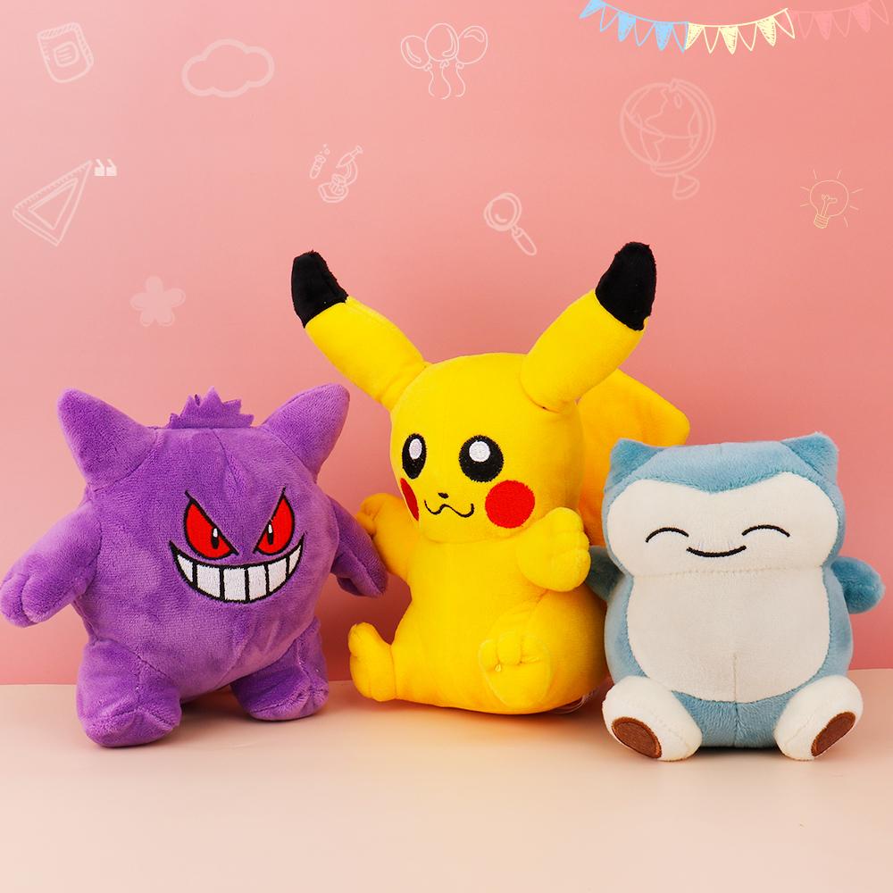 Timekey Mainan Boneka Stuffed Plush Pokemon Pikachu 13-20cm Dengan Topi Charizard Untuk Hadiah Natal / Ulang Tahun / Valentine B2T6