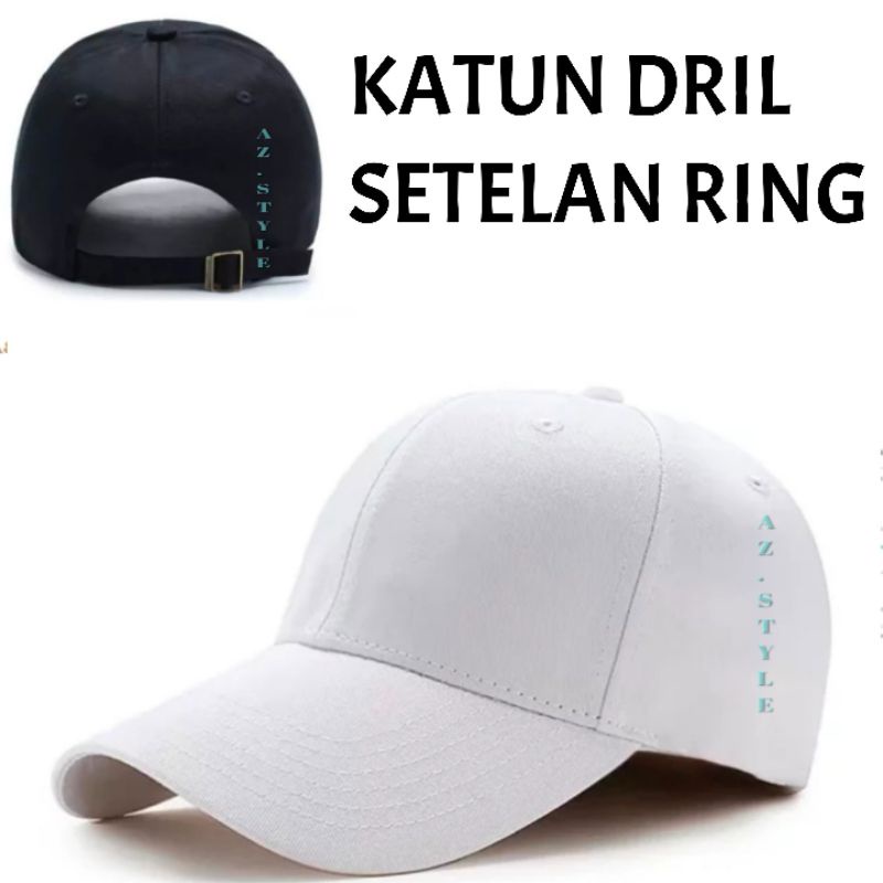 TOPI BASEBALL POLOS / TOPI POLOS KATUN PREMIUM / TOPI POLOS