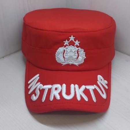 Topi Komando Bintara Merah Instruktur