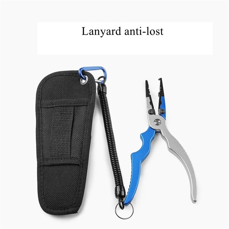 Aluminum Alloy Belt Weighing 15 Kg Fish Tang Kail Pancing Fishing Hook Remover Stainless Steel Pengendalian Ikan Set Grip Plier Penjepit Bibir Ikan Tang Mancing Alat