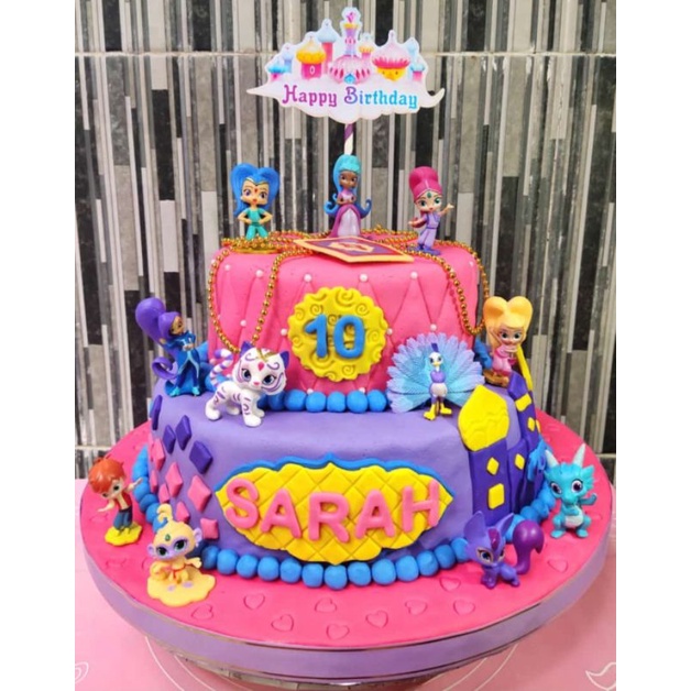 

Birthday Cake Shimer and Shine - Blackforest Cake Fondant