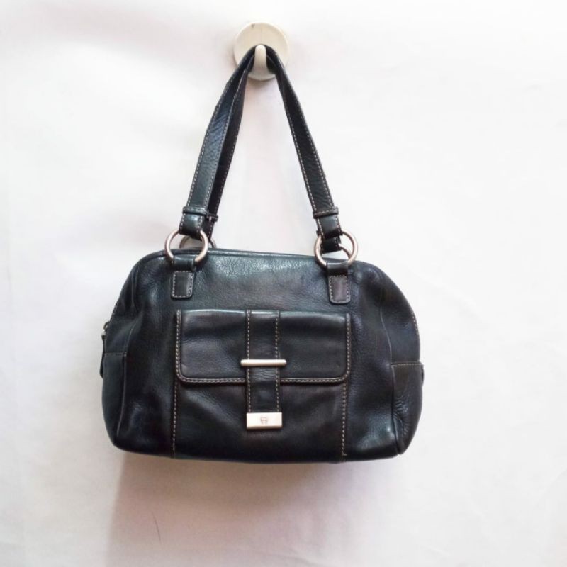 Tas Aigner full kulit asli