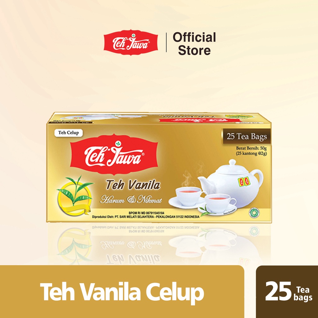 

Teh Jawa BKS Teh Vanila Celup isi 25 Teabags