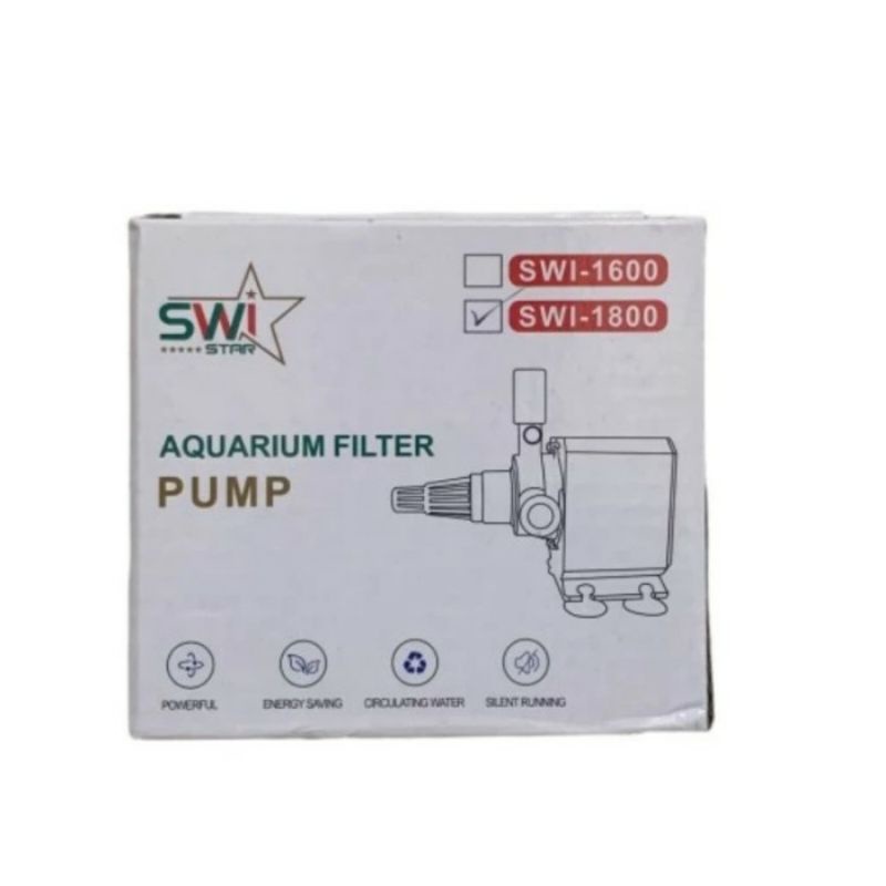 POMPA CELUP AQUARIUM LOW WATT SWI STAR SWI1800 SWI 1800 POWER HEAD AQUARIUM