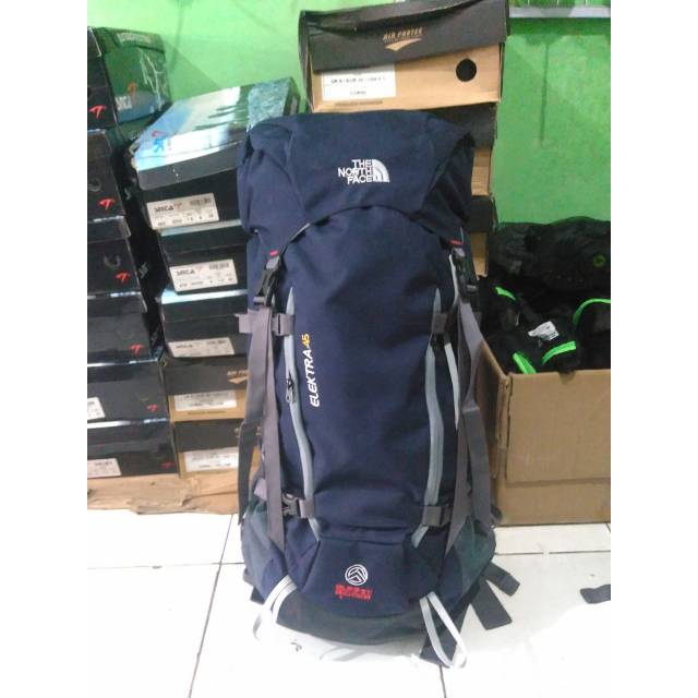 Tas carrier the north face 45L + 5L / tas gunung the north face tnf elektra 45 L + 5L