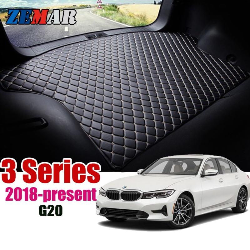 Pad Cover Bagasi Mobil Bahan Kulit Untuk BMW 3 Series G20 330i 320i 2019 2020 2021 2022