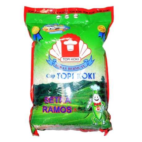 

BERAS CAP TOPI KOKI SETRA RAMOS 5 KG