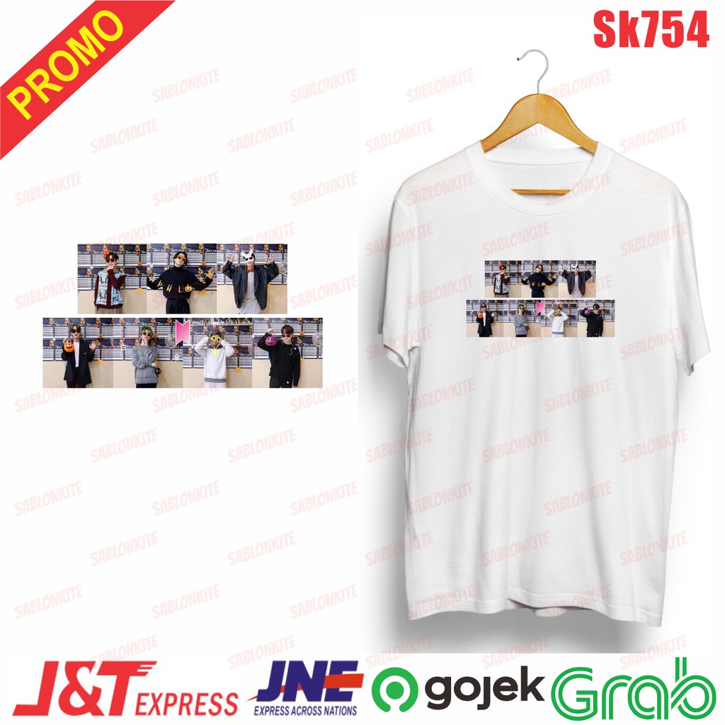 murah!!! kaos KPOP member edisi hallowen sk754 unisex combed 30s