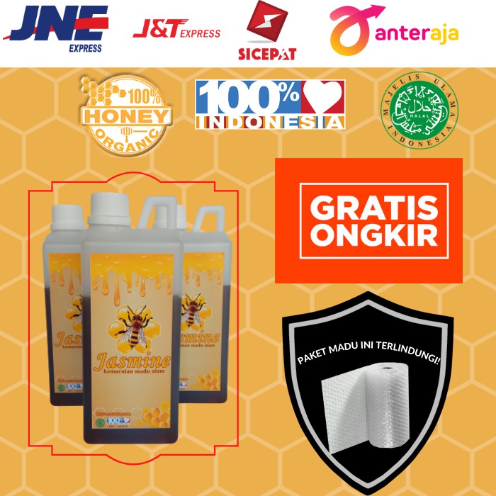

Madu Asli Murni Jasmine Hutan Multifora Sehat Original Herbal Nusantara 100% Sumbawa Alami Honey