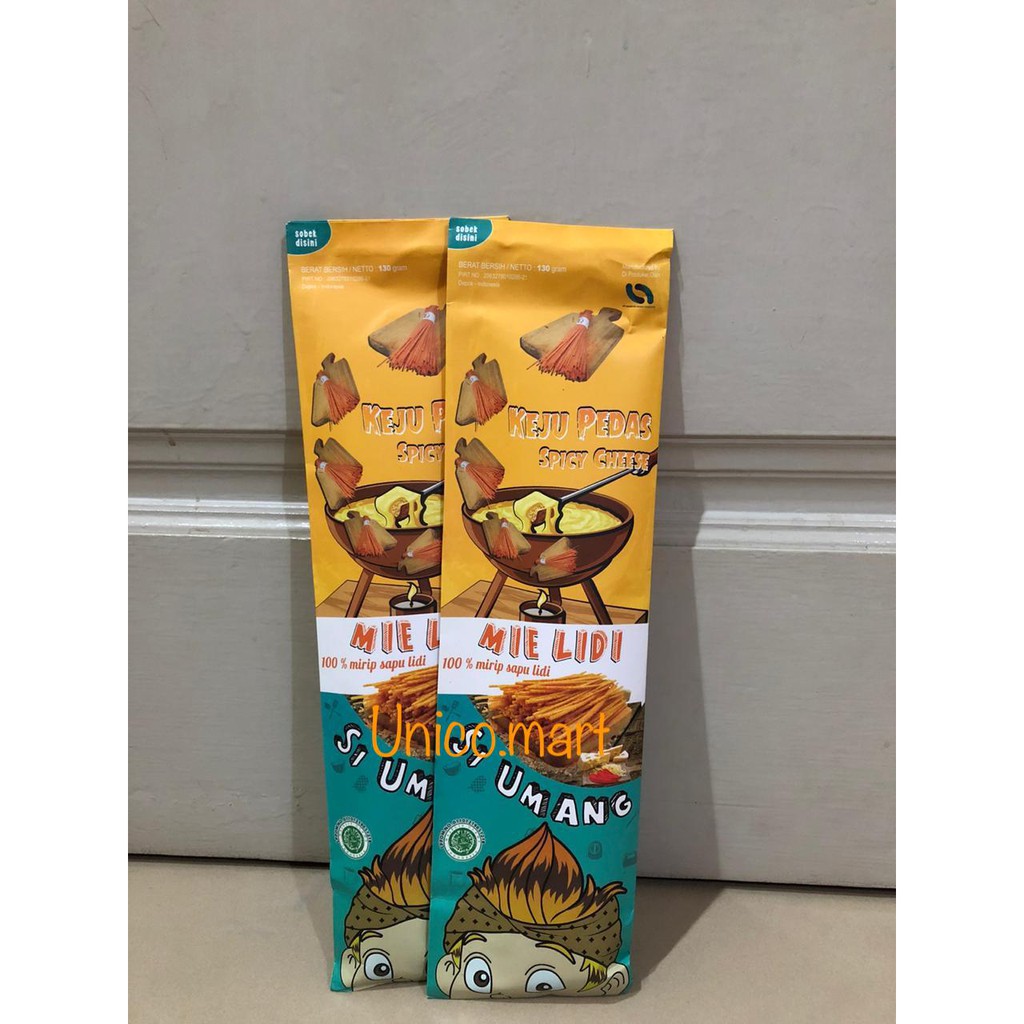 [1PC] Mie Lidi Si Umang 30cm Snack Cemilan Rasa Keju Pedas
