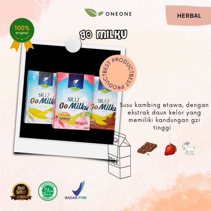 

COD 600 & 200 gram GoMILKU STRAWBERRY PINK SUSU KAMBING ETAWA SR12 GoMilku" susu kambing etawa kualitas premium yang terkenal dengan berbagai manfaat bagi kesehatan