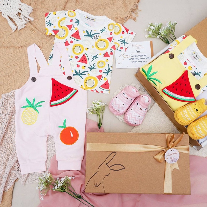 LIO035 Girls Baby Hampers 0-12 months/ Hampers bayi newborn/ Kado bayi/ baby girl gift set-8