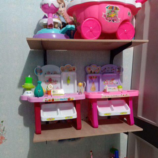Kenmaster Rak Dinding 2 Susun Besi - Selving Bracket - Ambalan