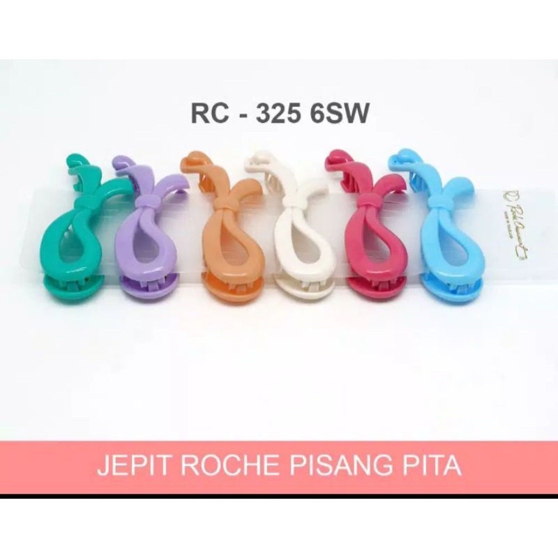 jepit rambut pisang ropi pita ori roche ornament high quality 11cm jepit rambut original thailand