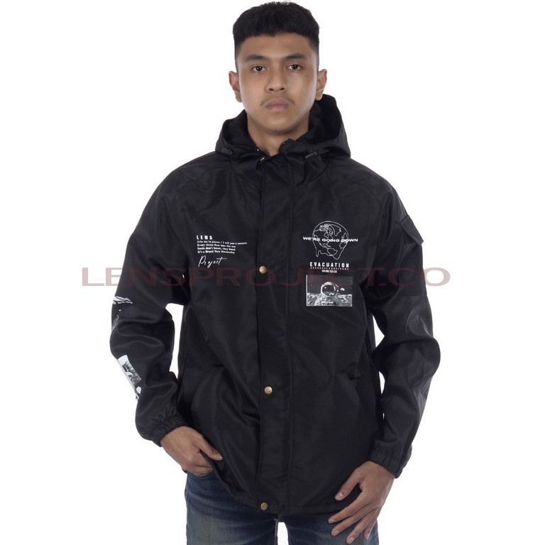 Jaket Evacuation Kasual Dobujack bahan Columbia