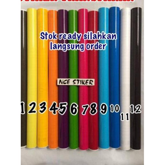 

vf11ღHARGA PERMETER STIKER SCOTLITE POLOS SEMUA WARNA