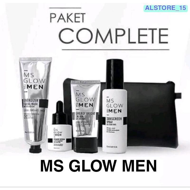 MS GLOW FOR MEN LENGKAP PAKET WAJAH MS GLOW MEN ORIGINAL