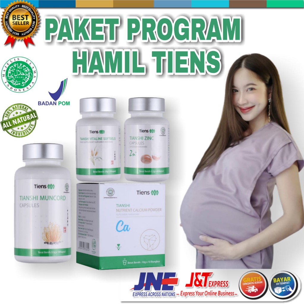 Program Hamil Paket Promil Tiens Obat Hamil Suplemen Kesuburan Wanita & Pria Vitamin Promil Original