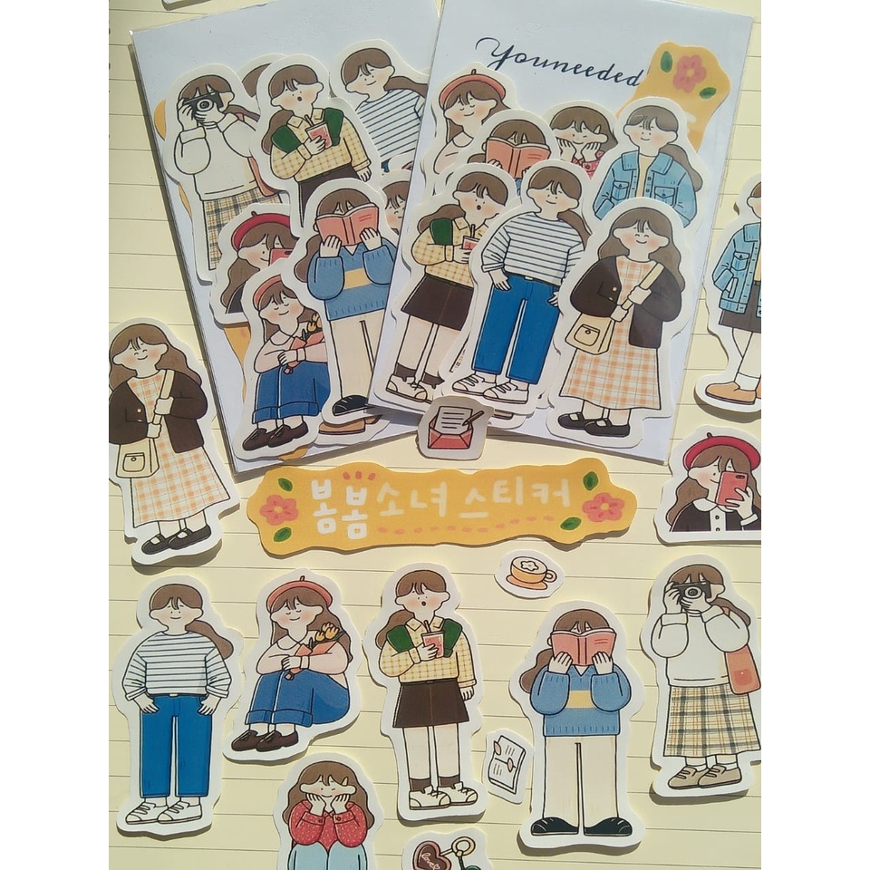 

Stiker People Korean Girl Cutting/ Stiker Aestetik Tumblr