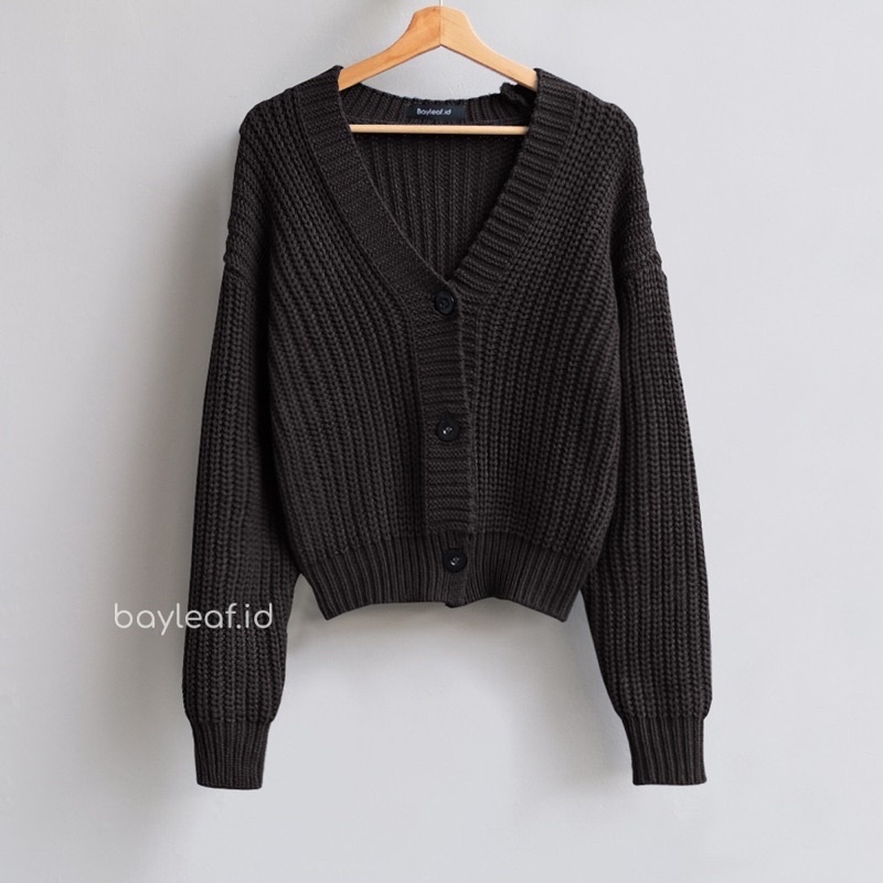 Bayleaf.id- SHELA KNIT CARDIGAN outer sweater rajut ( Original bayleaf )