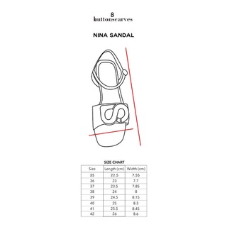 NINA SANDAL - BUTTONSCARVES