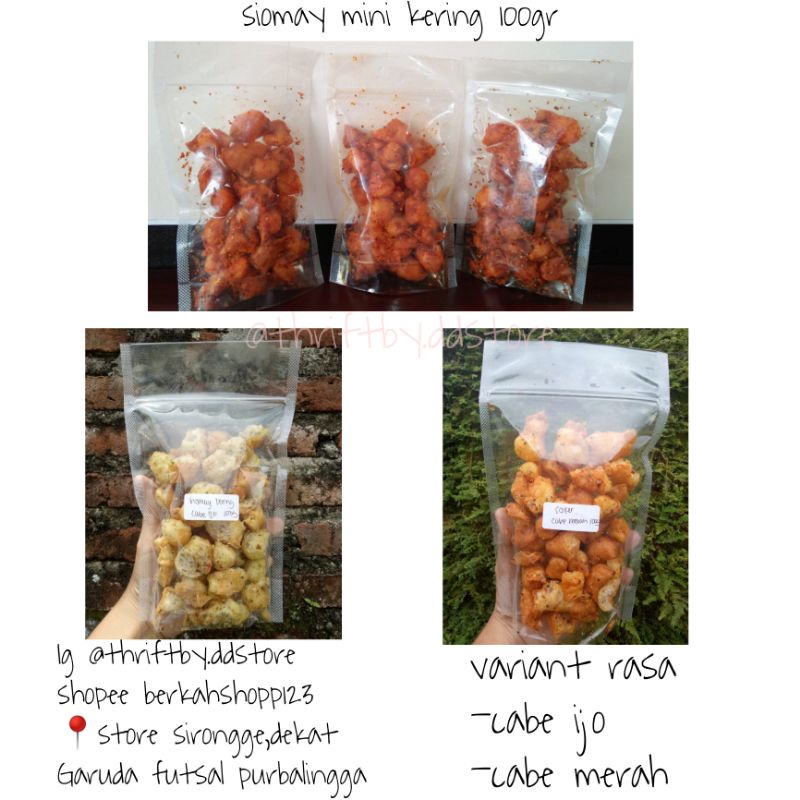 

siomay mini kering