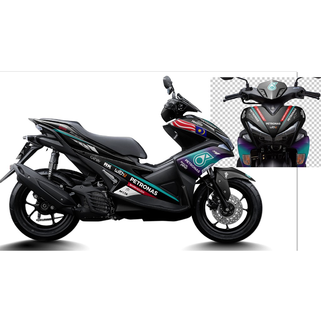 DECAL YAMAHA AEROX PETRONAS