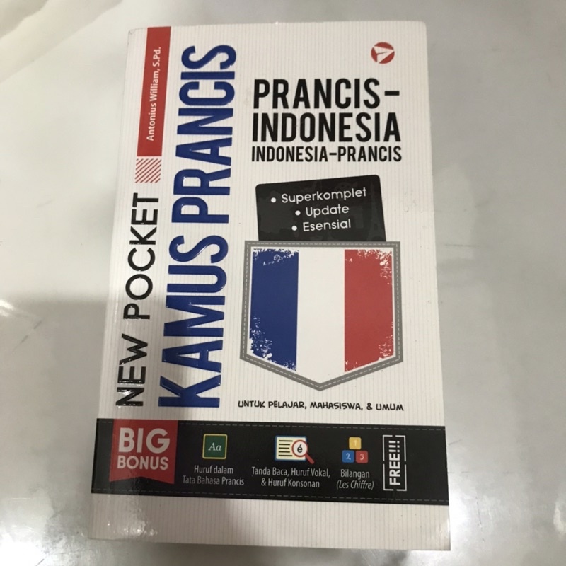 Jual Kamus Bahasa Prancis Indonesia French Language Indonesia Shopee