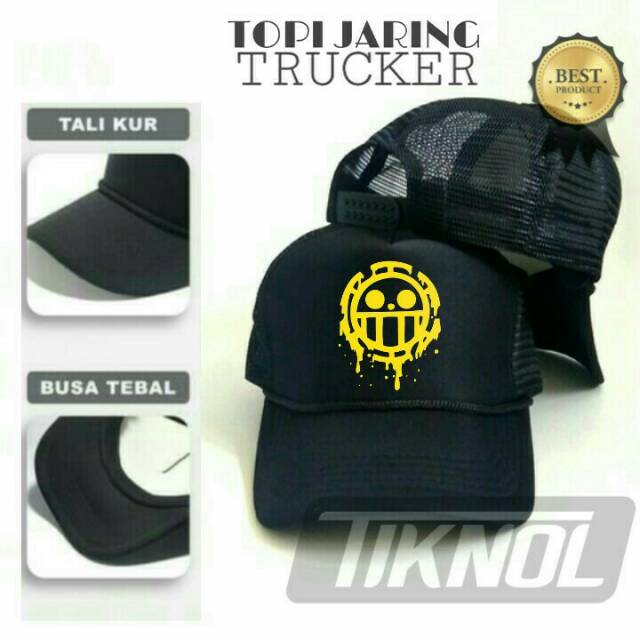TOPI JARING TRUCKER ONE PIECE LAW 5