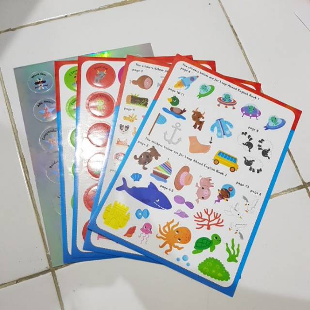 1 set isi 4 buku anak anak english home learning made fun