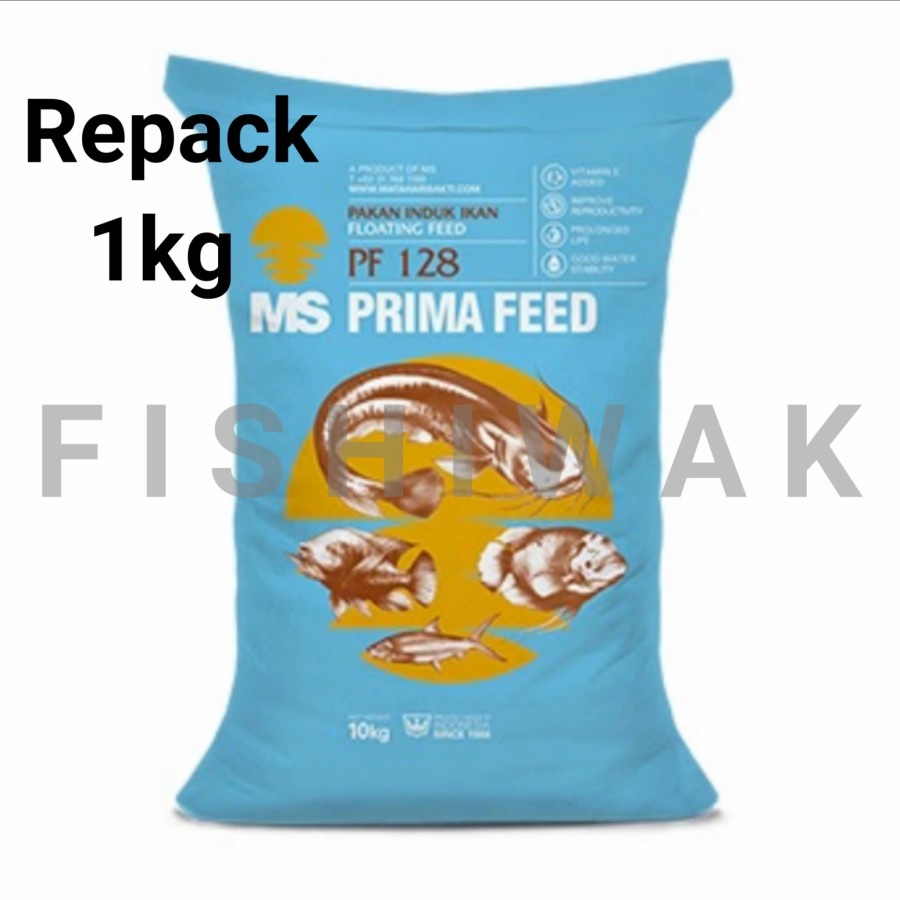 Prima feed 128 1kg / PF 128 / Pakan indukan PF128 / Repack 1 kg