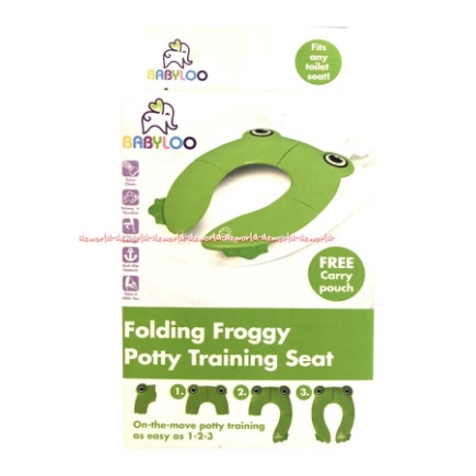 Babyloo Folding Travel Potty Training Seat Alat Kursi Belajar Toilet WC Untuk Anak Bayi Baby Loo Bebilo