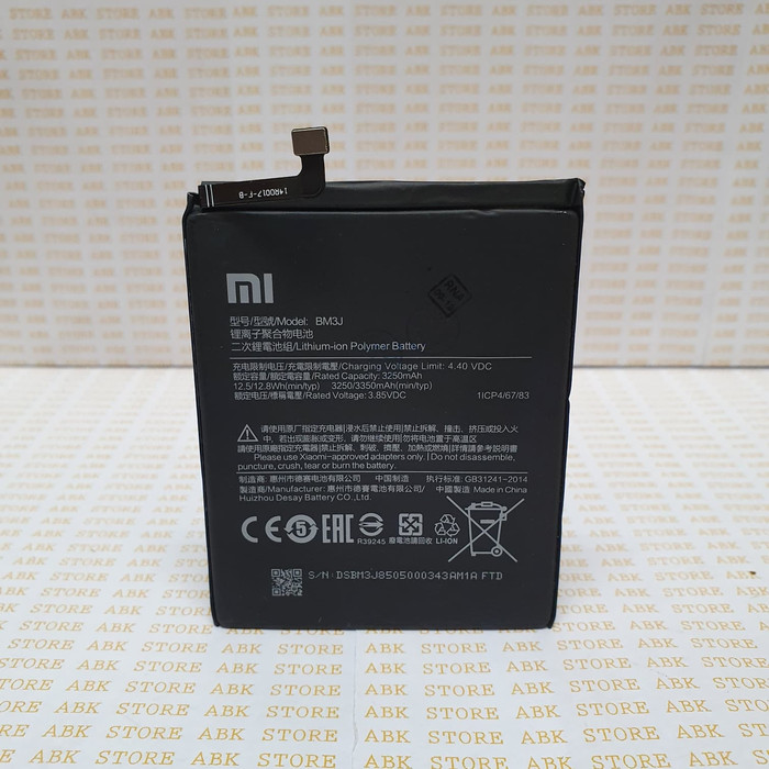 Batre Baterai Battery Xiaomi Mi8 Mi 8 Lite BM3J Original