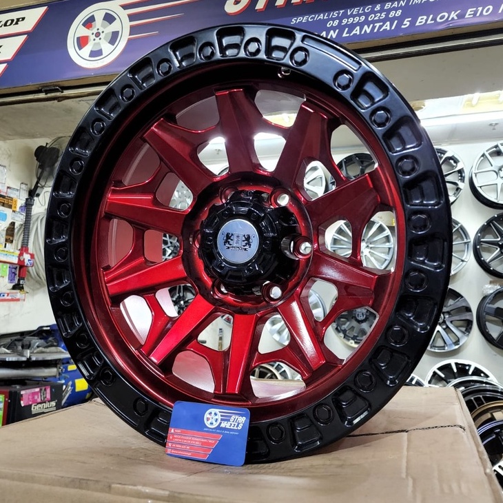 Velg Mobil JF Luxury Jeep Offroad R17 x 9 Pcd 6x139.7