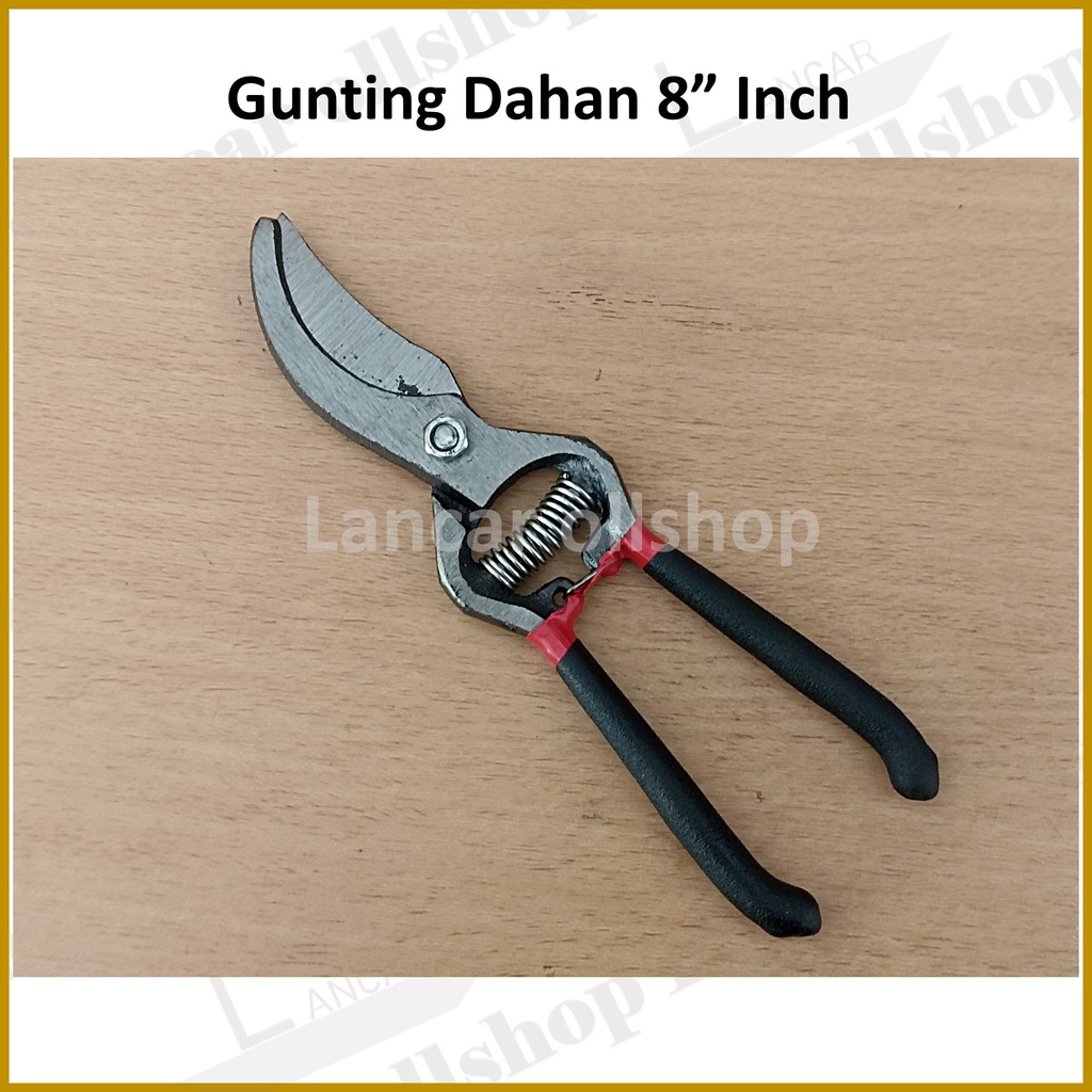 Gunting Dahan Stek Ranting Besi Pruning Shears 8 Inch