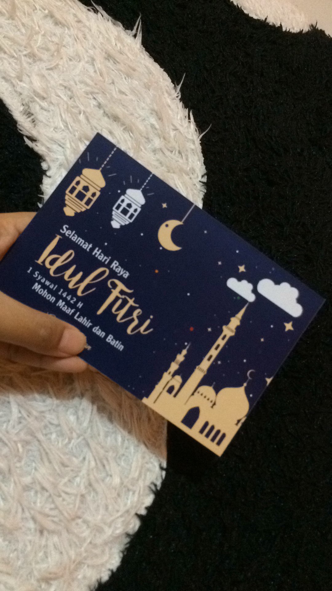 Kartu Lebaran / Kartu Ucapan Hari Raya / Kartu Ucapan Idul Fitri Custom