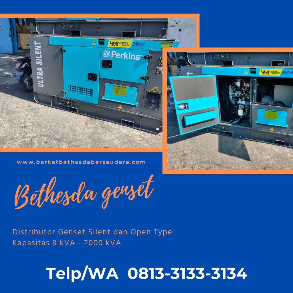 Genset 30 kVA Perkins Silent Type