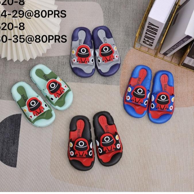 Paling Sesuai.. terbaru,,,Sandal Anak Squid Game Korea Jelly Import Merk Balance 520 Laki Laki Dan P